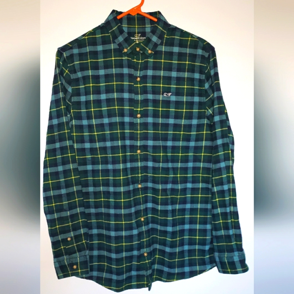 Vineyard Vines | Stretch Flannel Plaid Shirt
